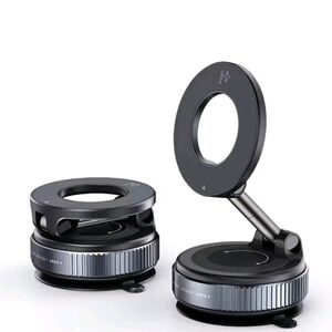Foldable 360° Magnetic Phone Mount – Black